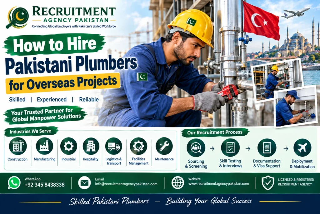 How to Hire Pakistani Plumbers for Overseas Projects